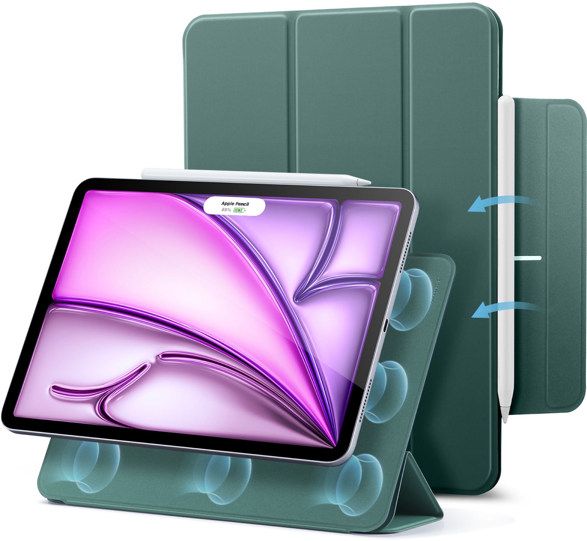 ESR Rebound Magnetic Case | Apple iPad Air 13" (2026 - 2024) / Pro 12,9" (2022 - 2020) | forest grün | 1B1980902