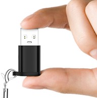 LEBA Adapter | USB-A auf USB-C | silber | bulk | ADAP-UA-UC