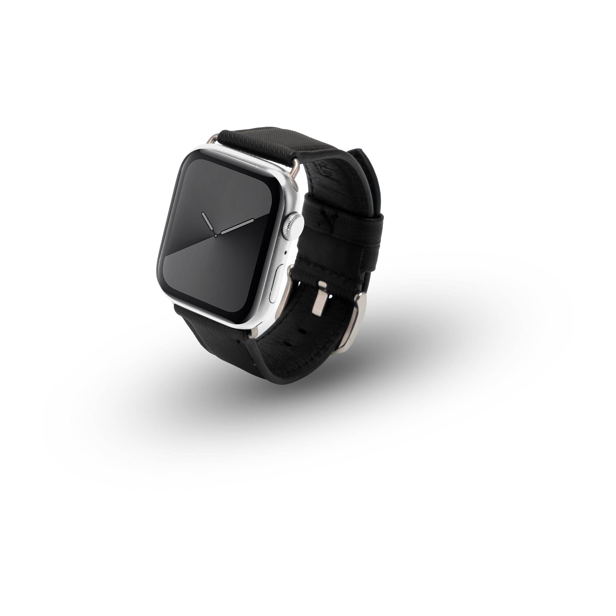 JT Berlin Watchband Wannsee | Apple Watch Ultra/44/45/46mm | schwarz - Edelstahl | M | 10842