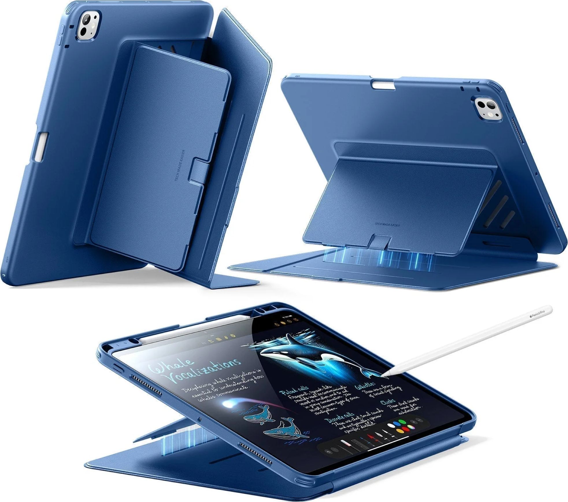 ESR Flip Hybrid Case | Apple iPad Pro 13" (2025 & 2024) | navy blau | 1B21700202