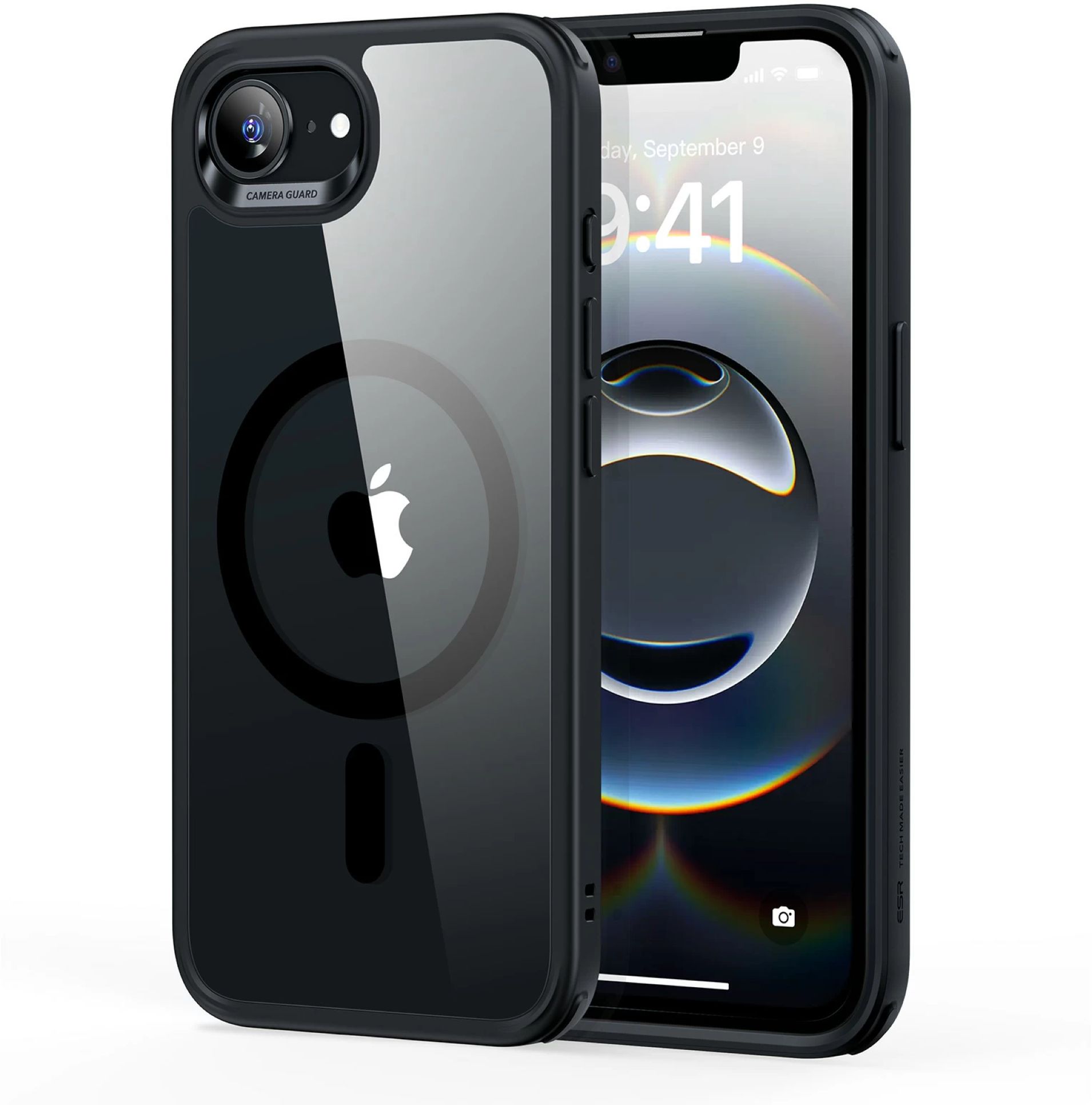 ESR Classic Hybrid HaloLock Case | Apple iPhone 17e/16e | transparent /schwarz | 1A84200202