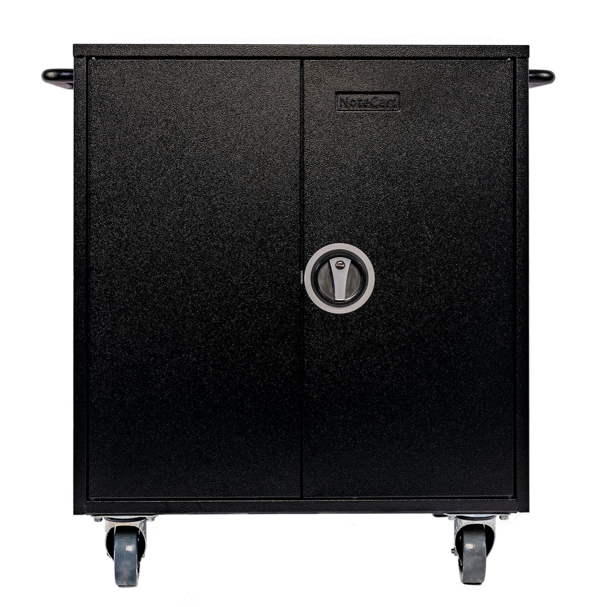 LEBA NoteCart Flex Extended 16 Laptop/Tablet Ladewagenschrank | Steckdosen | 15,6" | schwarz | bulk | NCF-E-16-SC