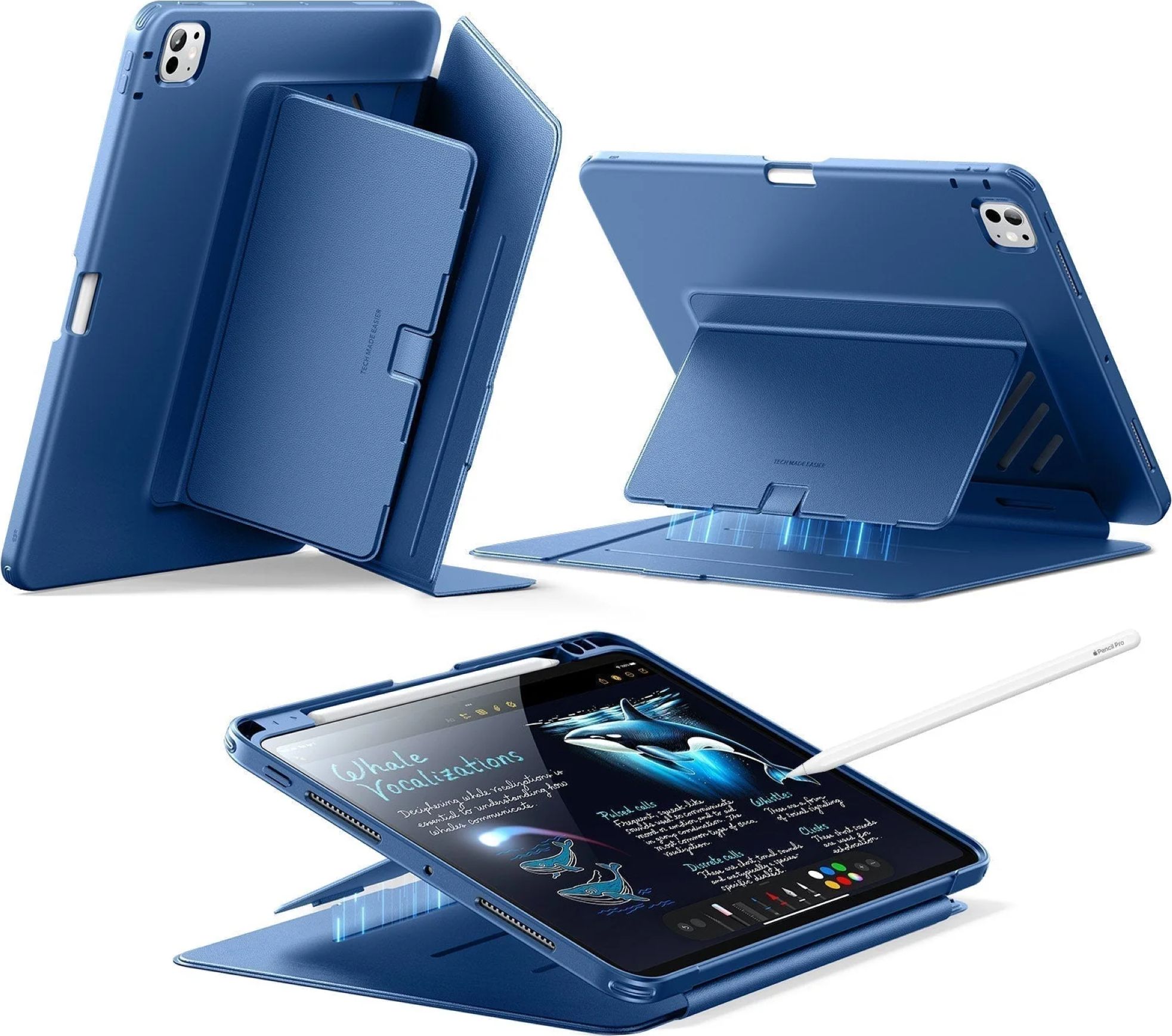 ESR Flip Hybrid Case | Apple iPad Pro 11" (2025 & 2024) | navy blau | 1B21600202