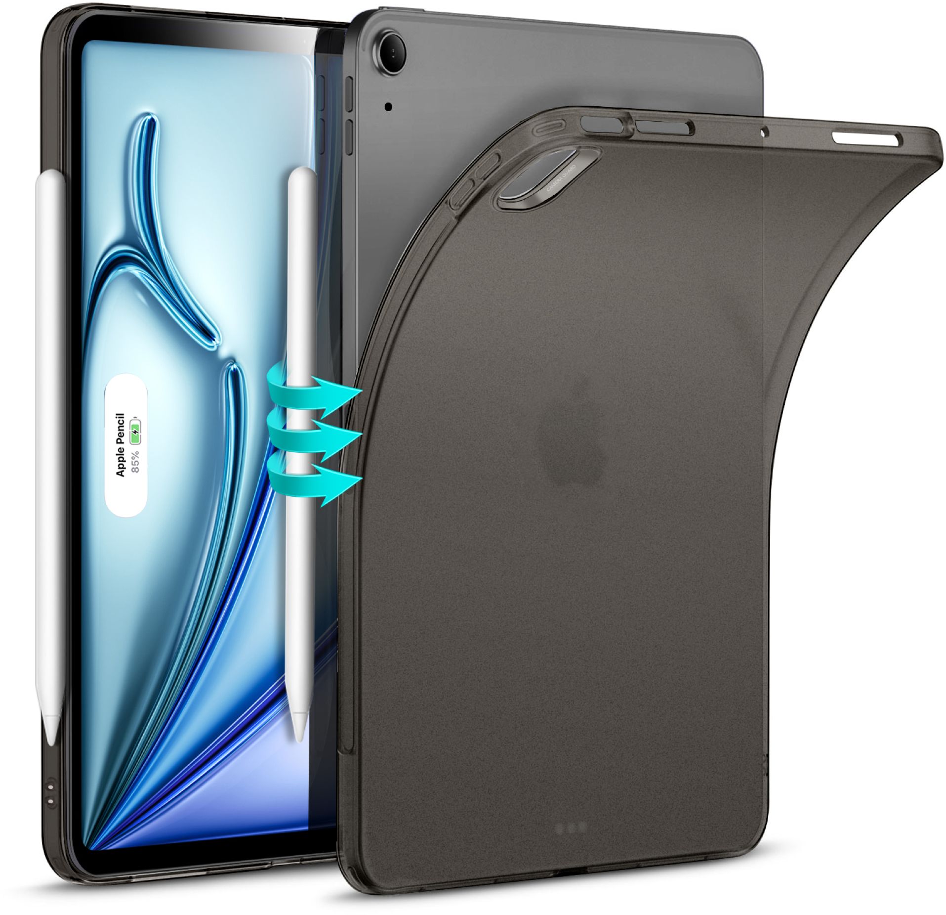 ESR Project Zero Case | Apple iPad Air 11" (2026 - 2024) / Air 10,9" (2022 & 2020) | frosted schwarz | 3C02200100207