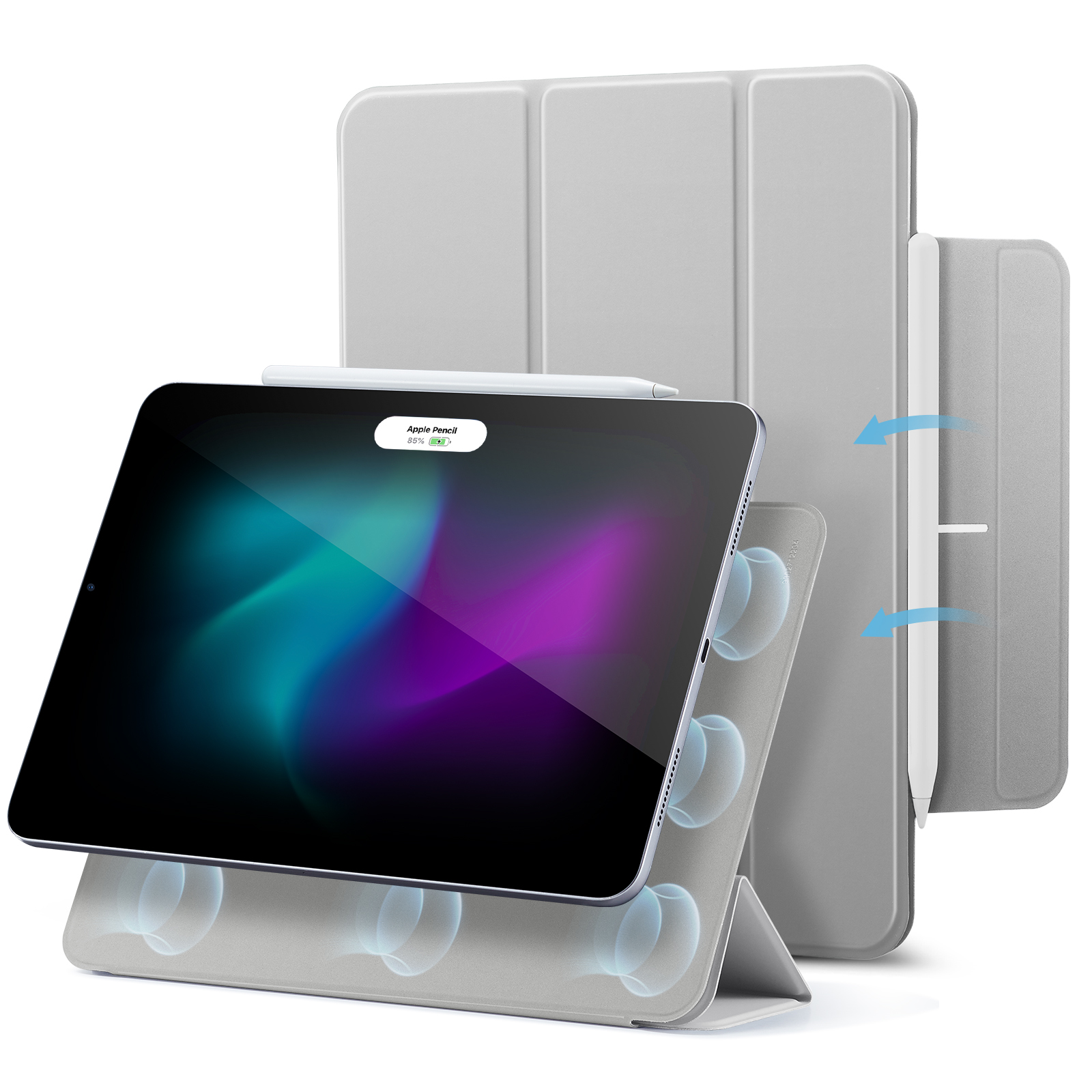 ESR Rebound Magnetic Case | Apple iPad Pro 13" (2024) | grau | 1B1970503