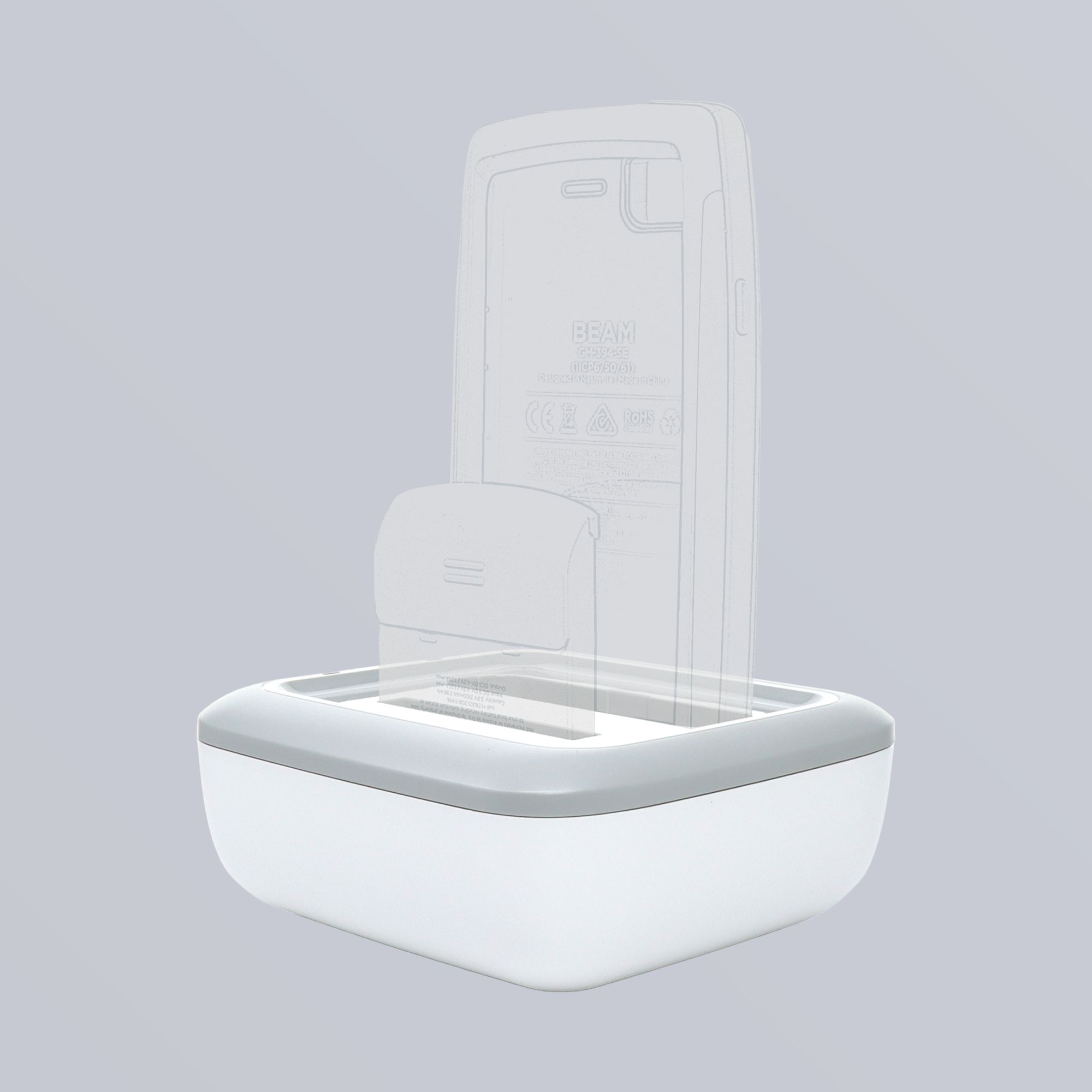 Beam Mobile Healthcare Desktop Ladestation | Apple iPhone SE (2022 & 2020) | weiß | bulk | GM-386