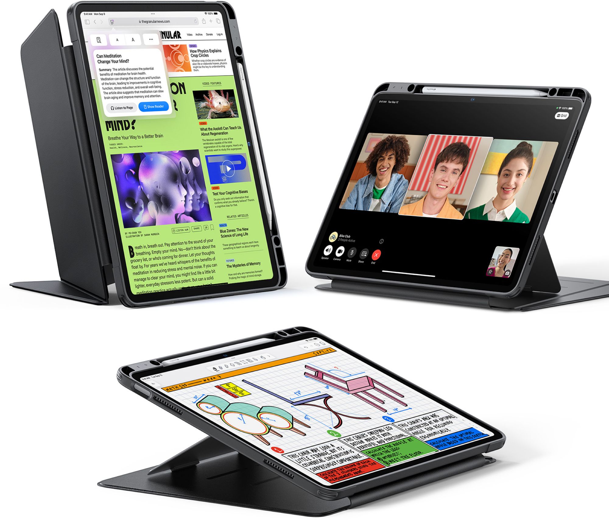 ESR Flip Hybrid Case | Apple iPad Air 13" (2026 - 2024) | schwarz | 1B21500103