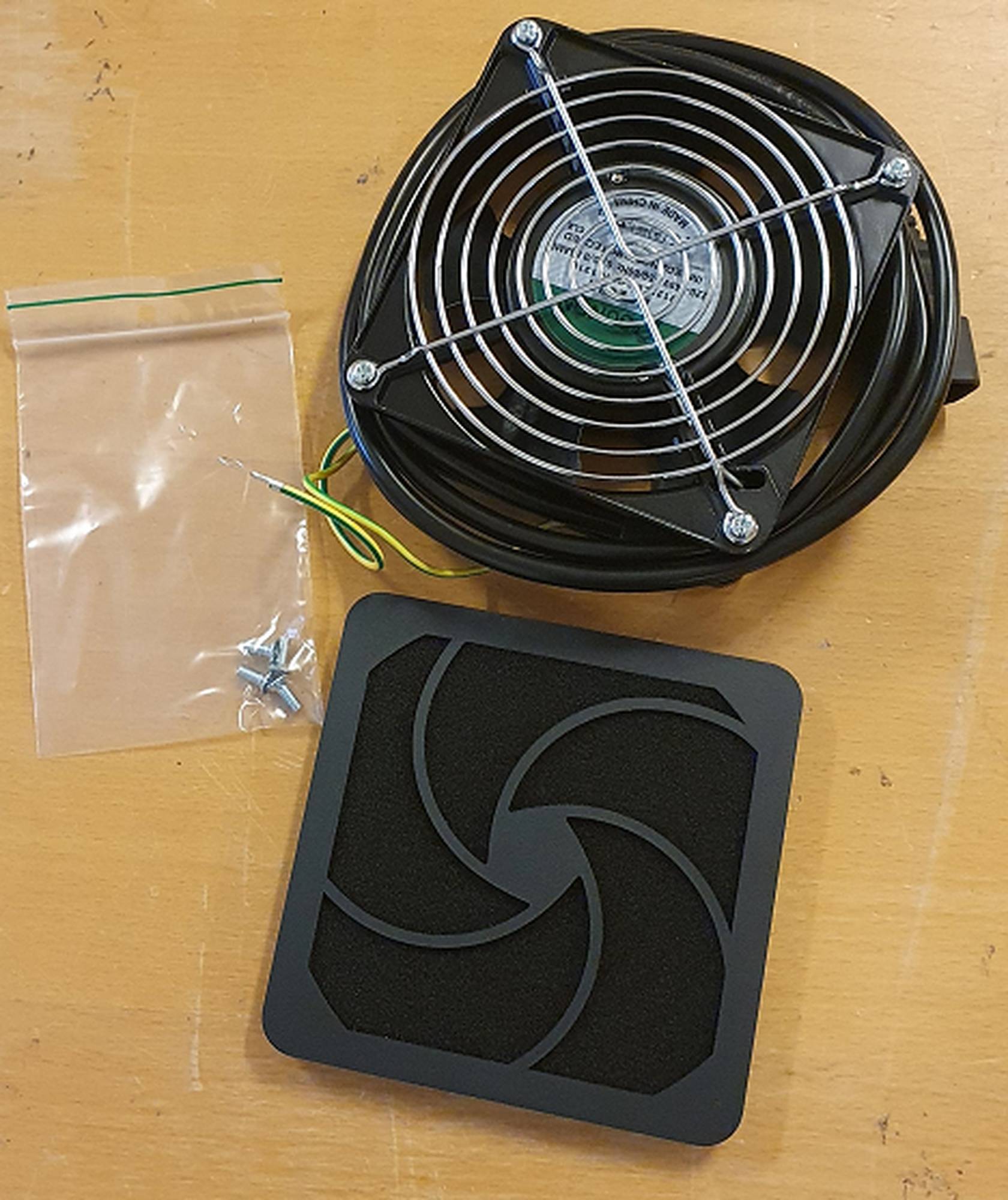 LEBA Lüfter für NoteCart Flex Extended & NoteCart Unifit | schwarz | bulk | NCF-O-FAN